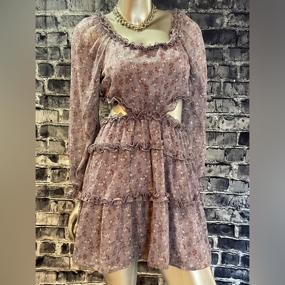 Southern Prairie Boho Cutout Dress - Picture 1 of 10